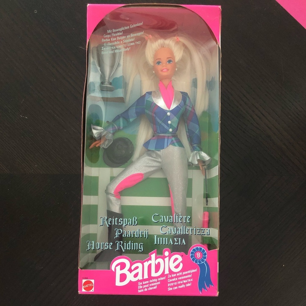 Foreign Horse Riding Barbie Doll 1994